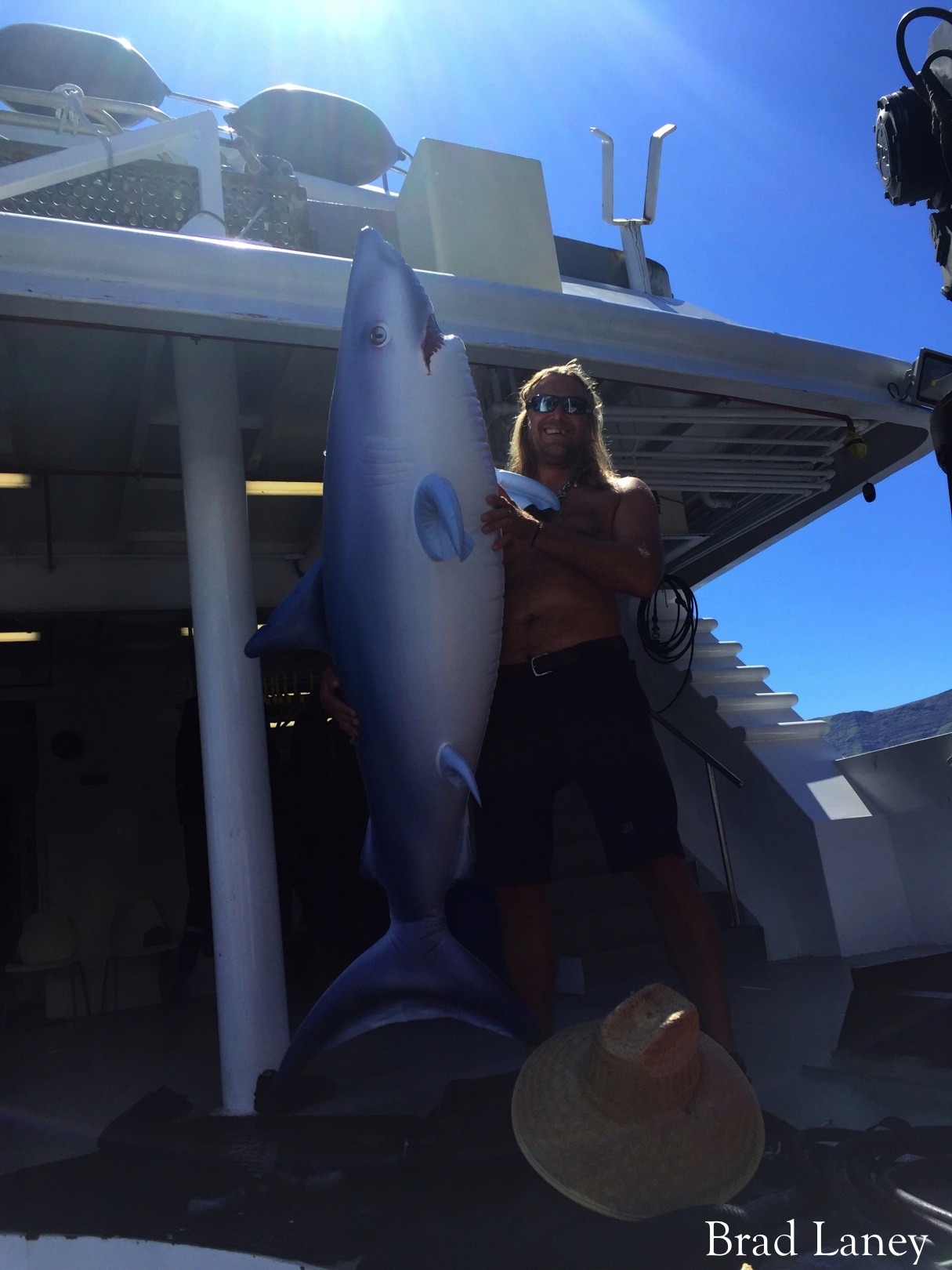 Sten Onboard The Nautilus Belle Amie Diving With Great White Shark