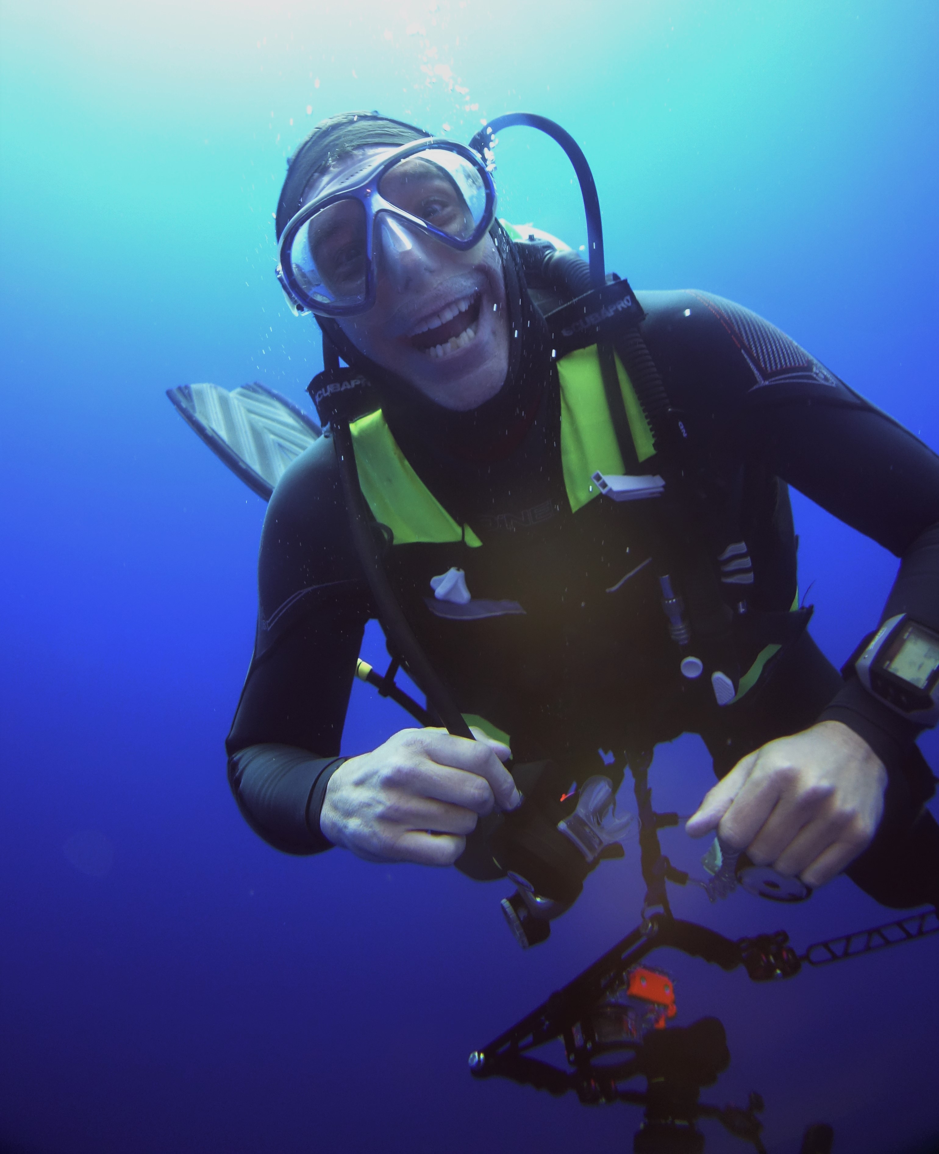 Scuba diving in the Sea of Cortez