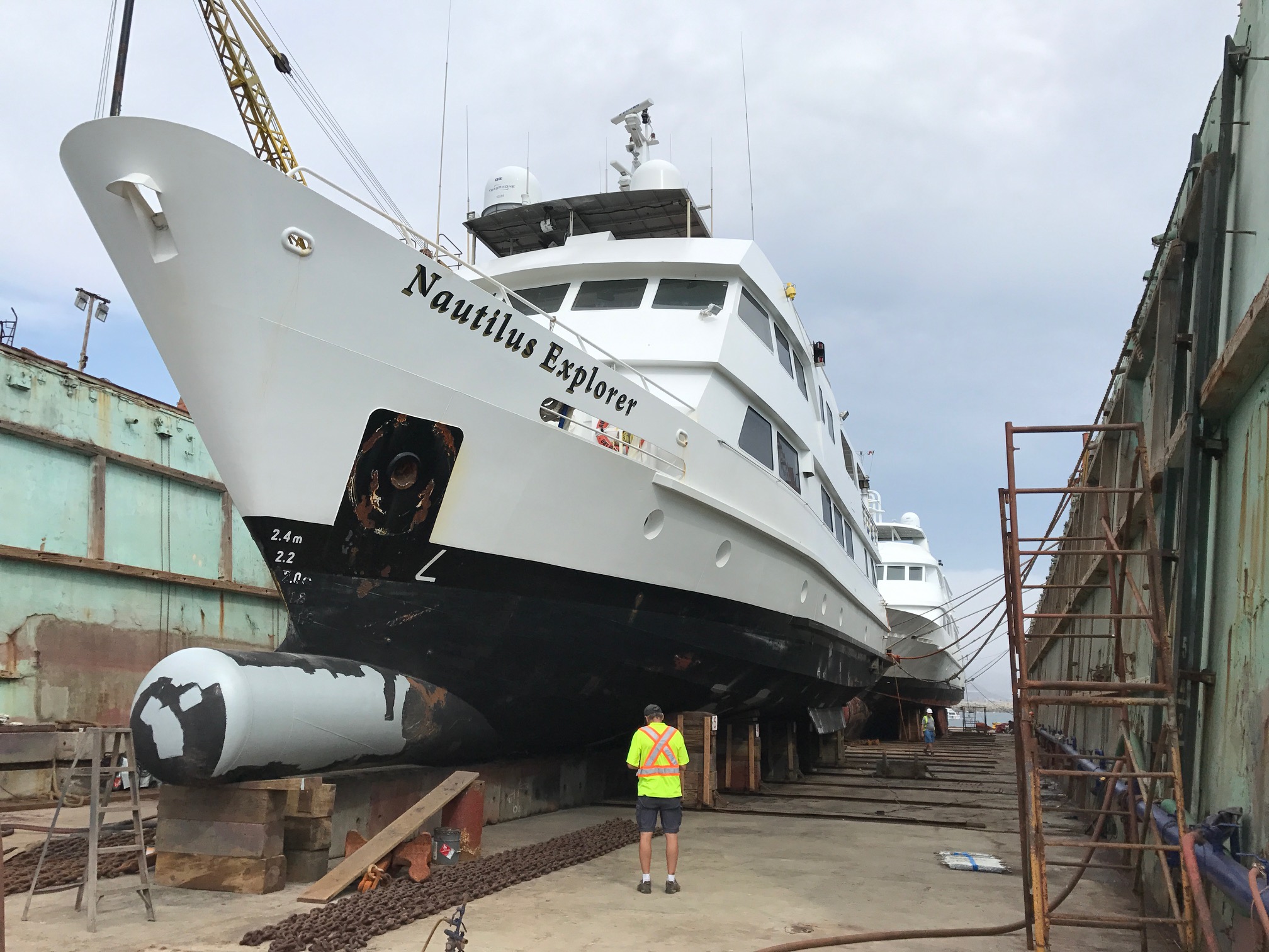 Annual Shipyard Refit Continues – How do we get the Ships out of the Water?