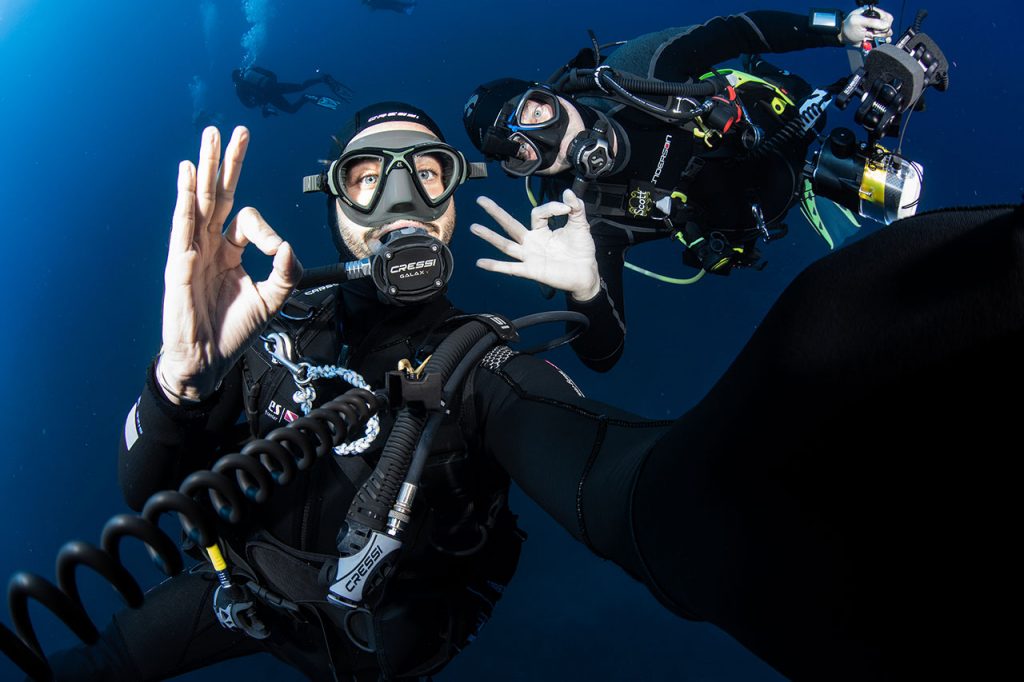 Underwater photographer