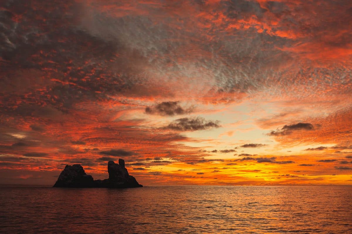 sunset Roca Partida