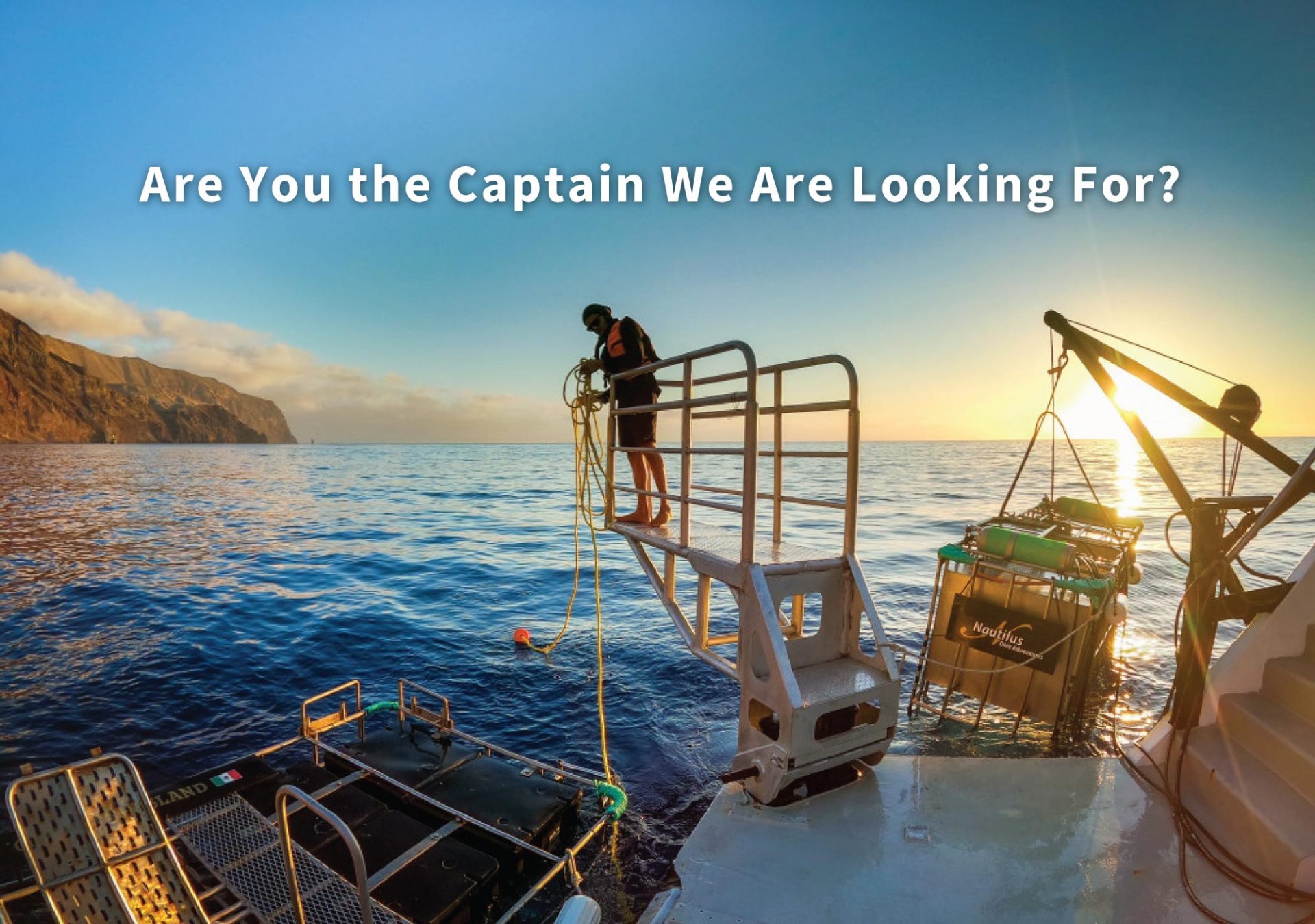Employment Captain with diving Liveaboards experience Nautilus