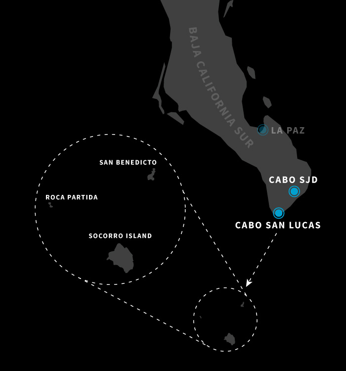 Socorro Islands map