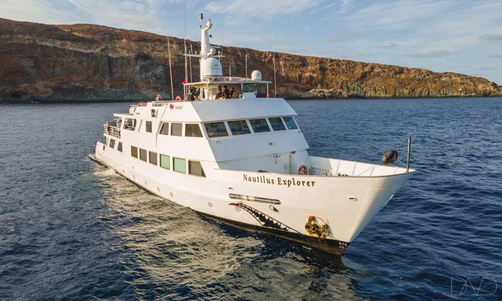Nautilus Explorer diving Liveaboard boat at Socorro Islands, Mexico