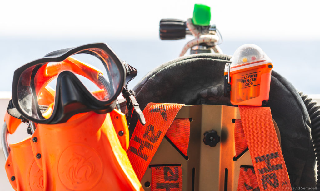 Scuba diving equipment on a Socorro Liveaboard with Nautilus Dive, showing safety is a top priority.